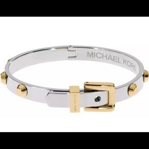 Michael Kors ASTOR Buckle Studded Cuff bracelet